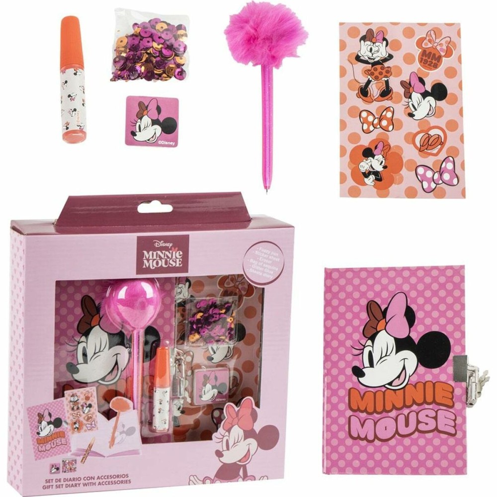 Ensemble de Papeterie Minnie Mouse Multicouleur