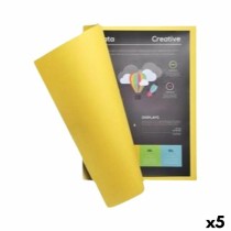 Ensemble de Sous-dossiers Exacompta ROCK Jaune A4 100 Pièces (5 Unités)