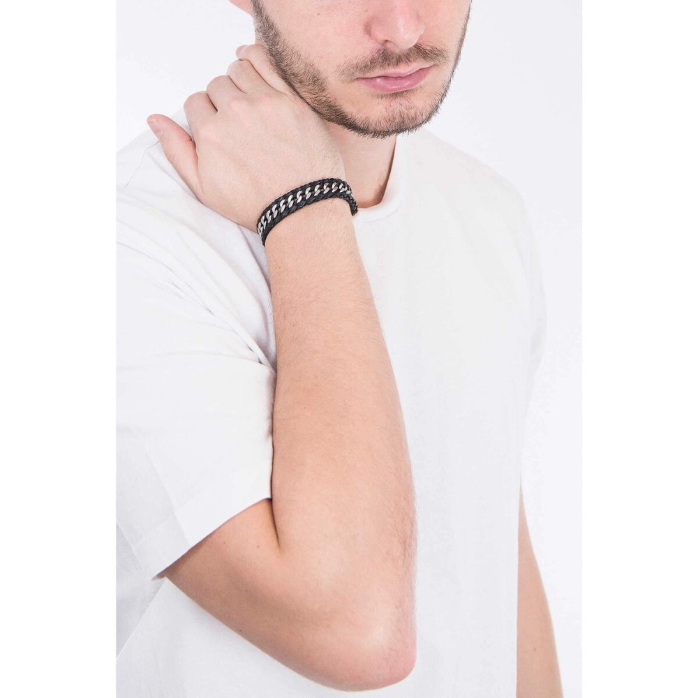 Herrenarmreif Armani Exchange AXG0043040 Edelstahl Schwarz