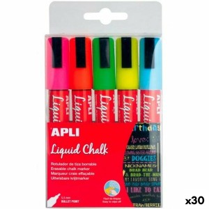 Flüssige Kreidemarker Apli 5 Stücke (30 Stück)