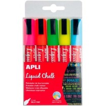 Flüssige Kreidemarker Apli 5 Stücke (30 Stück)