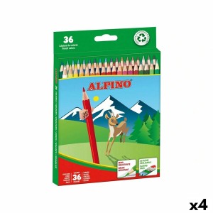 Buntstifte Alpino Bunt 36 Stücke (4 Stück)