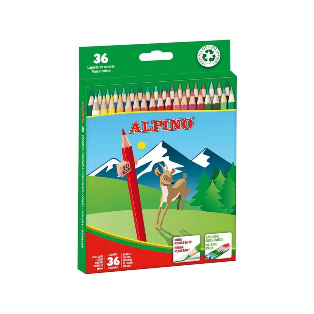 Buntstifte Alpino Bunt 36 Stücke (4 Stück)