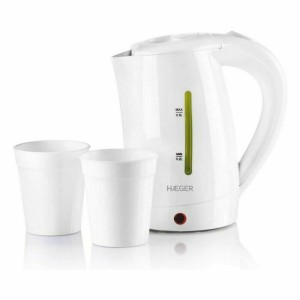 Bouilloire Haeger EK-10W.015A Blanc 1100 W Plastique 500 ml