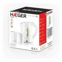 Bouilloire Haeger EK-10W.015A Blanc 1100 W Plastique 500 ml