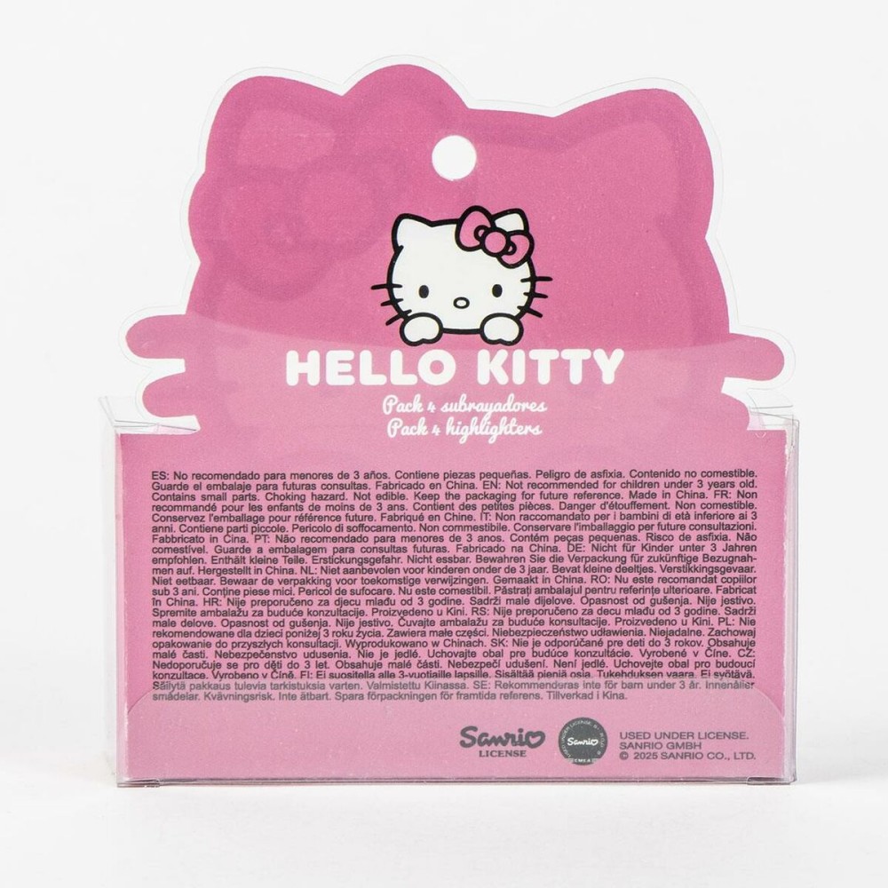 Textmarker Hello Kitty Rosa 5 Stücke