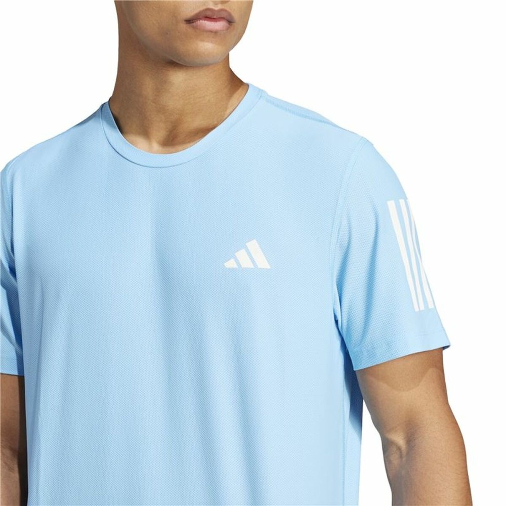 T-shirt à manches courtes homme Adidas Own The Run Bleu