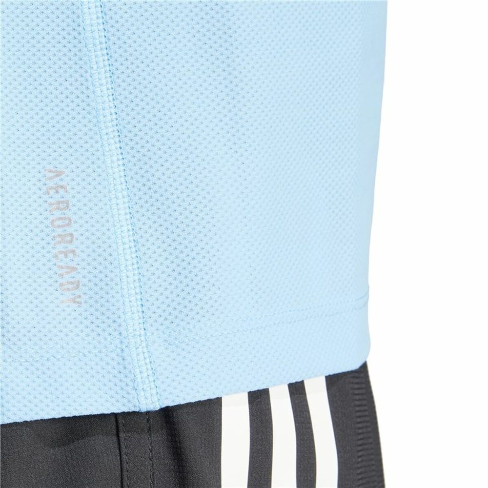 Men’s Short Sleeve T-Shirt Adidas Own The Run Blue
