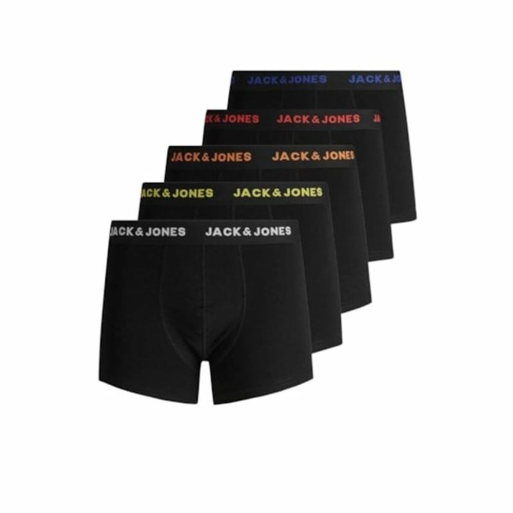 Men's Boxer Shorts Jack & Jones Jacblack Friday Black 5 Units