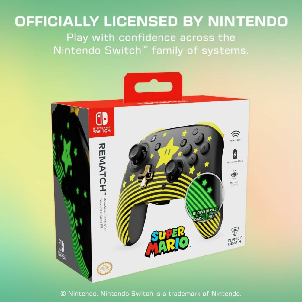 Contrôle des jeux Turtle Beach Super Mario Star Switch