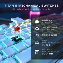 Clavier Turtle Beach Vulcan II Blanc Azerty Français