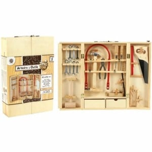 Jeu d'outils pour les enfants Planete bois 25 Pièces