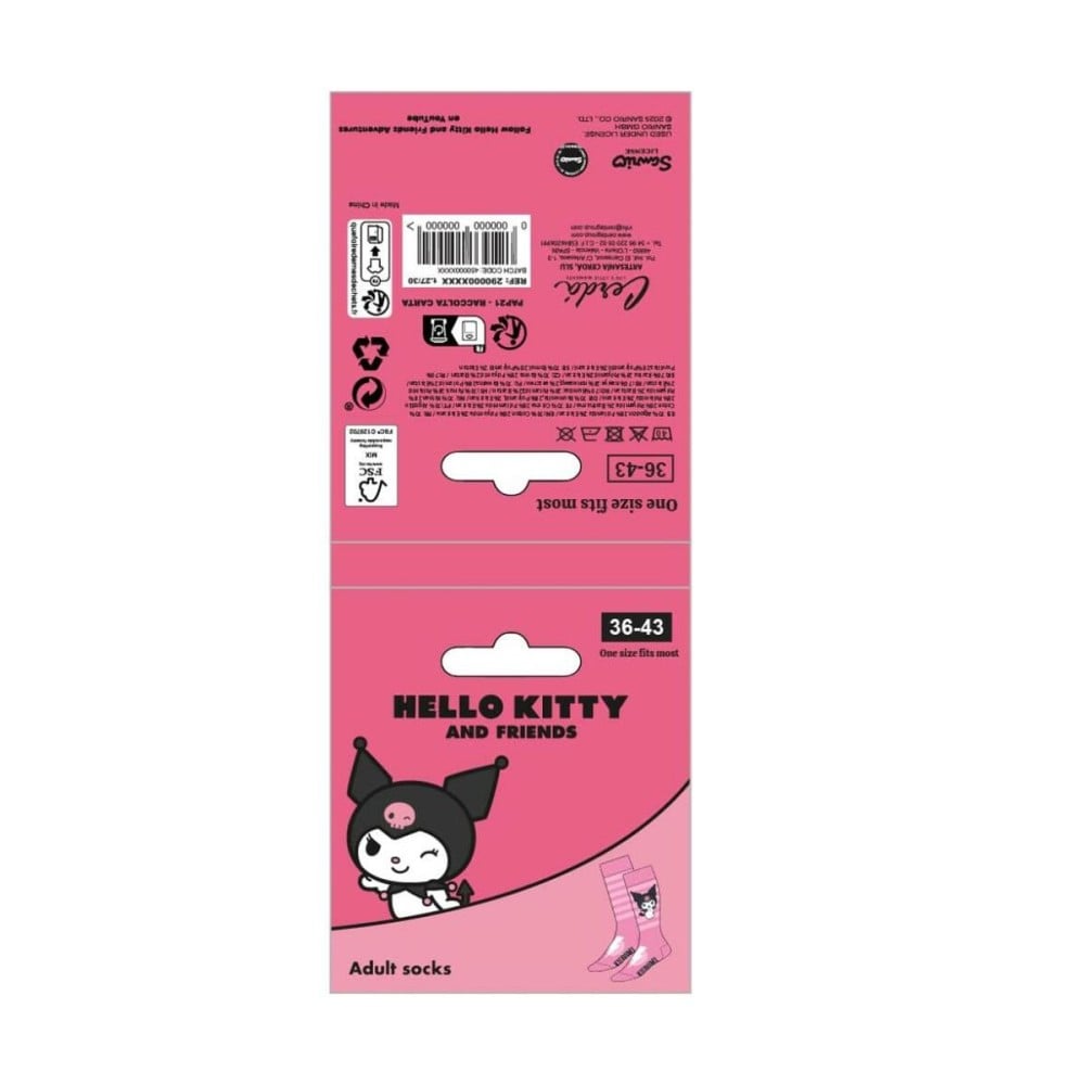 Socks Hello Kitty Pink (36-43)