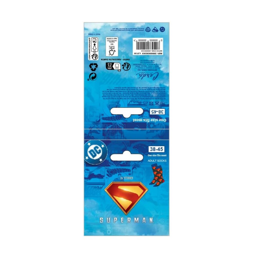 Socken Superman Dunkelgrau 38-45