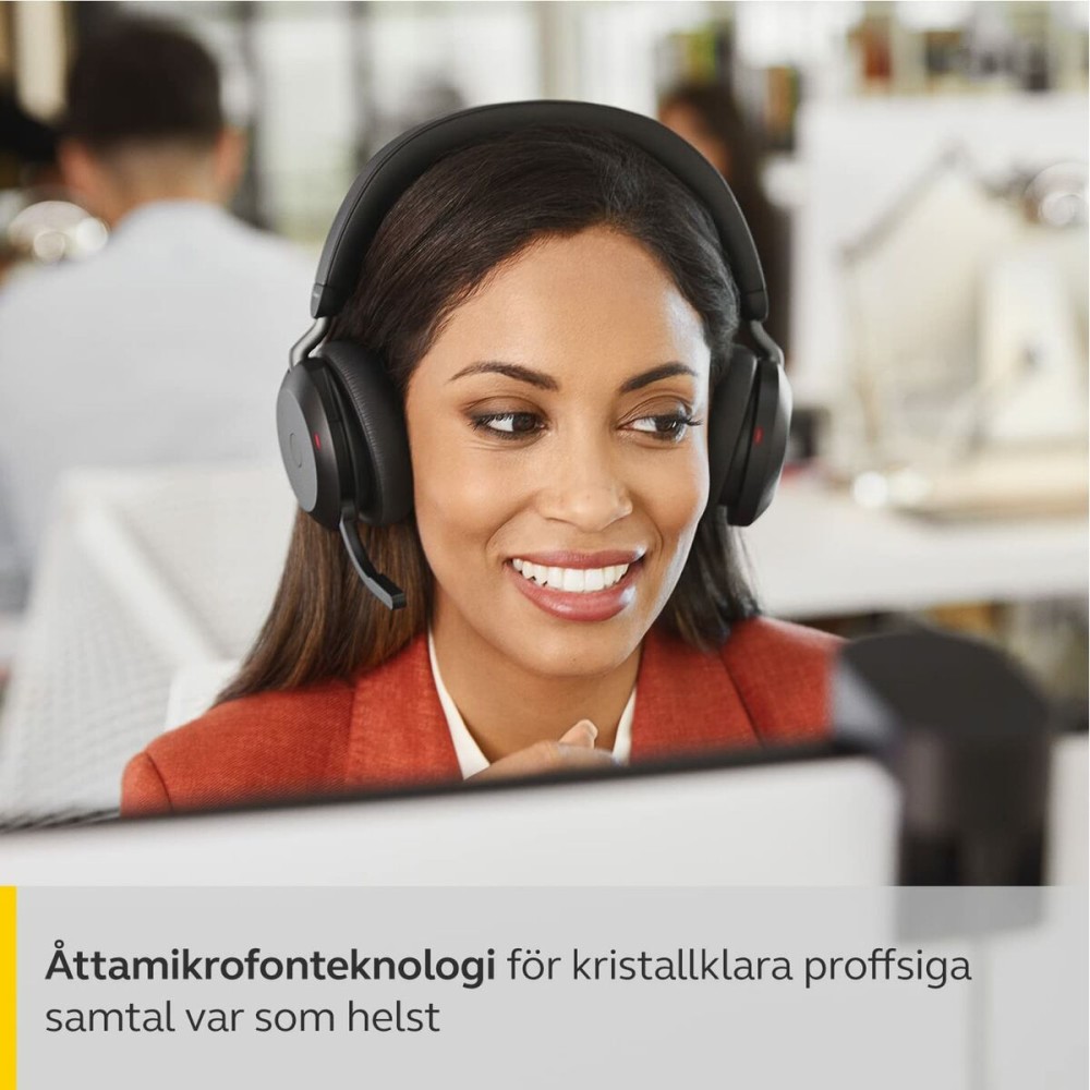 Bluetooth Kopfhörer mit Mikrofon Jabra 27599-999-889 Schwarz