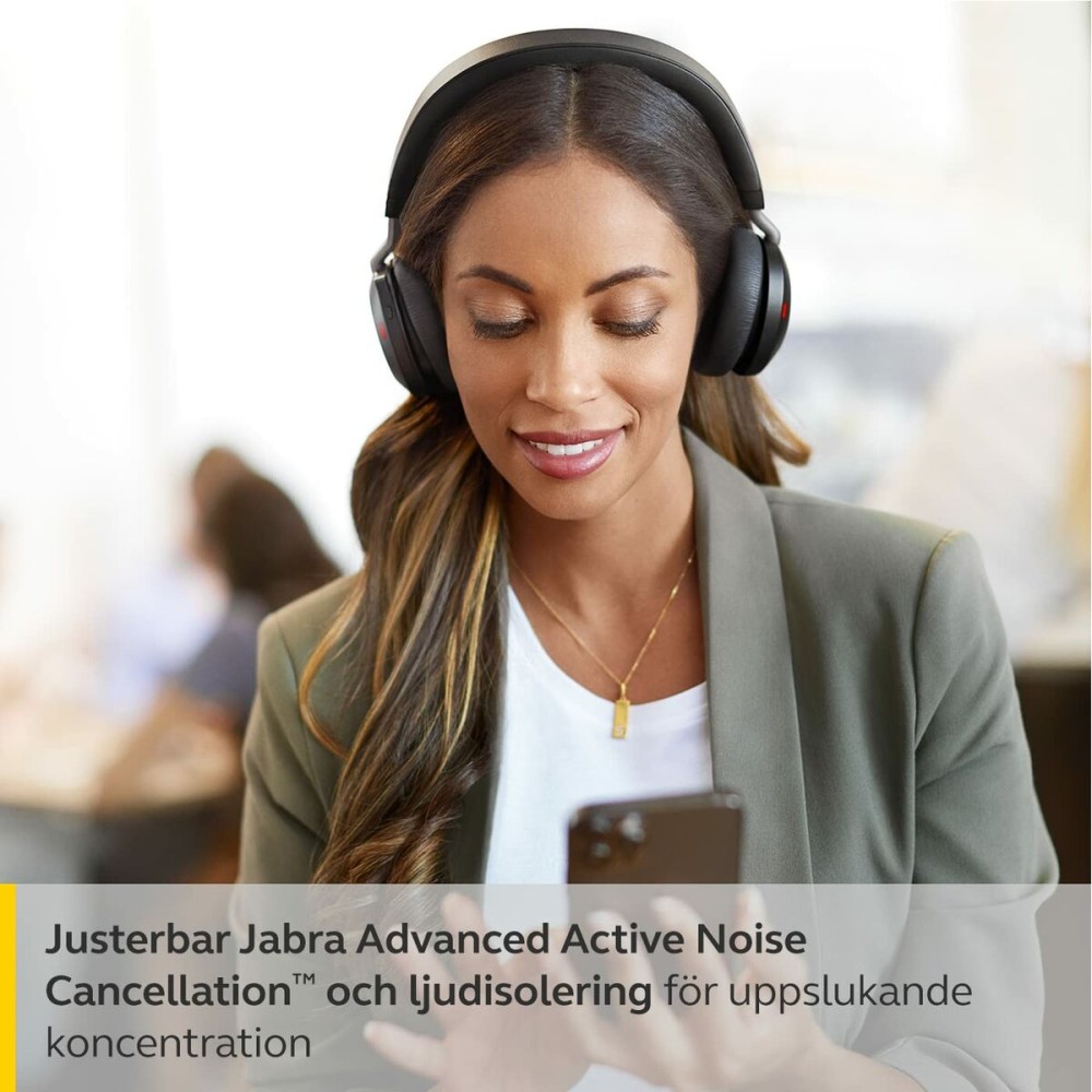 Bluetooth Kopfhörer mit Mikrofon Jabra 27599-999-889 Schwarz