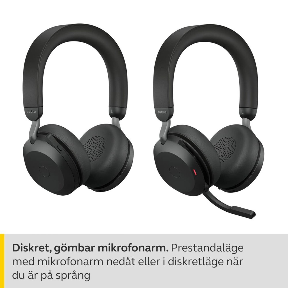 Bluetooth Kopfhörer mit Mikrofon Jabra 27599-999-889 Schwarz