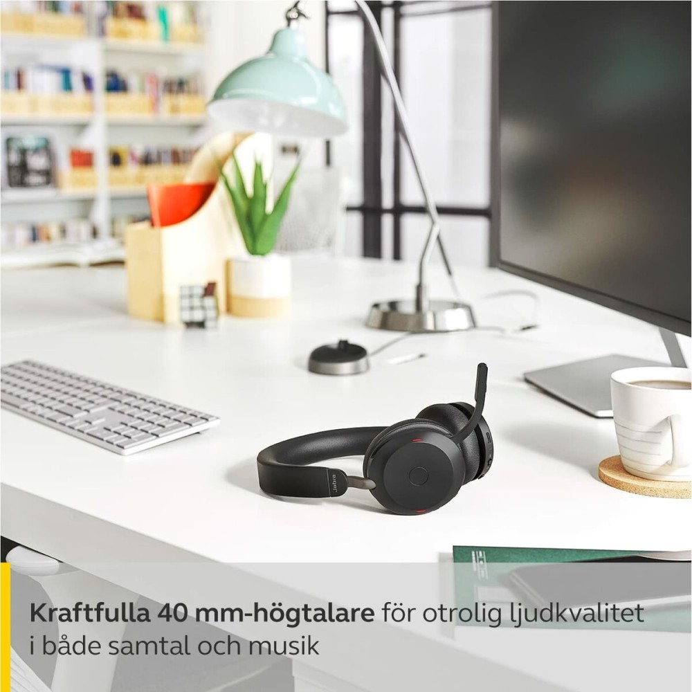 Bluetooth Kopfhörer mit Mikrofon Jabra 27599-999-889 Schwarz