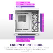 ATX Semi-Tower Gehäuse NZXT H9 All Weiß