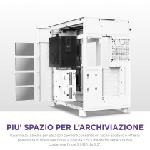 ATX Semi-Tower Gehäuse NZXT H9 All Weiß