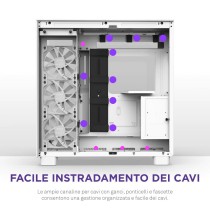 ATX Semi-Tower Gehäuse NZXT H9 All Weiß