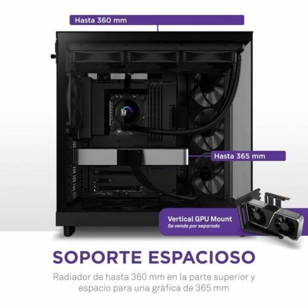 ATX Semi-Tower Gehäuse NZXT CC-H61FB-01 Schwarz