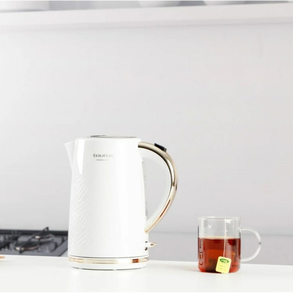 Bouilloire Taurus 958571000 Blanc Acier inoxydable Plastique 2200 W 1,7 L