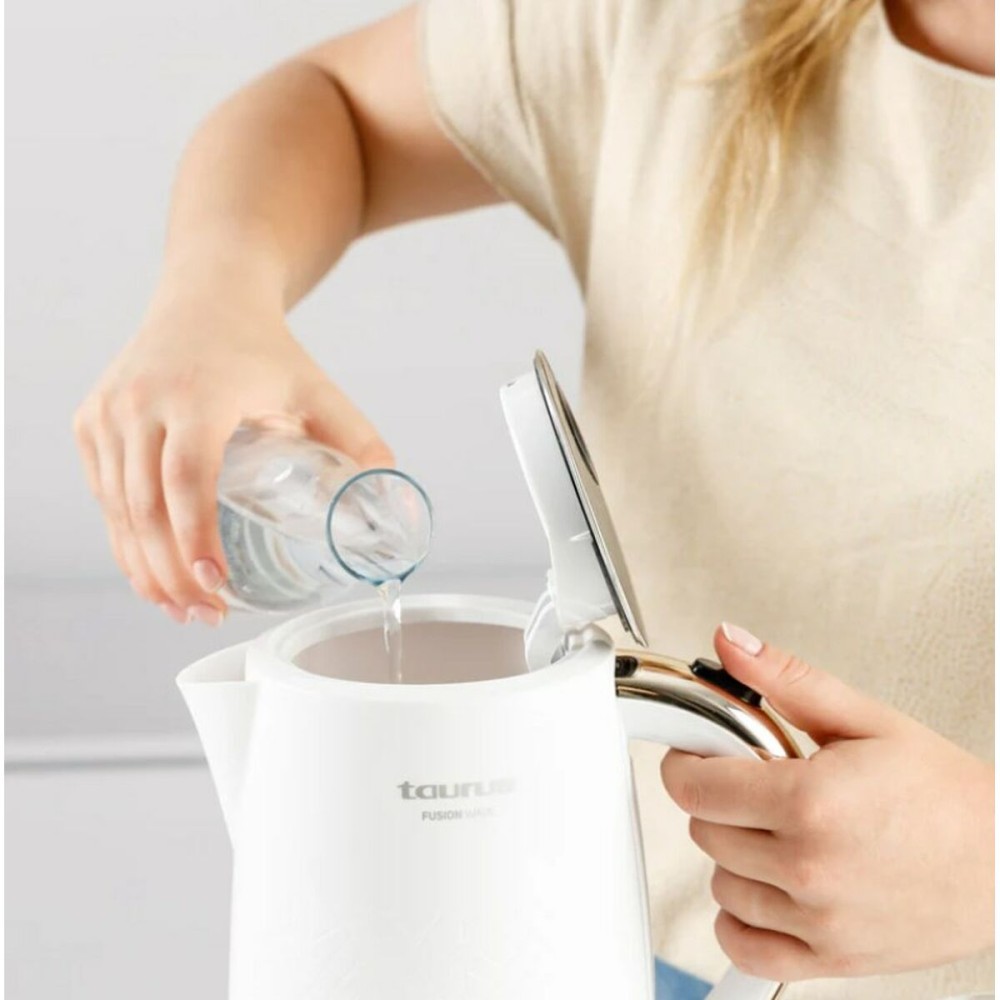 Bouilloire Taurus 958571000 Blanc Acier inoxydable Plastique 2200 W 1,7 L
