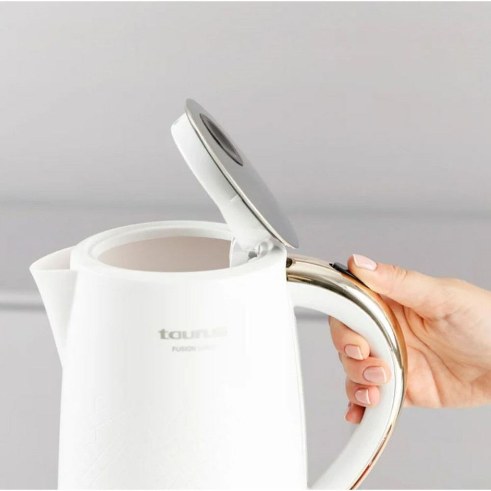 Kettle Taurus 958571000 White Stainless steel Plastic 2200 W 1,7 L