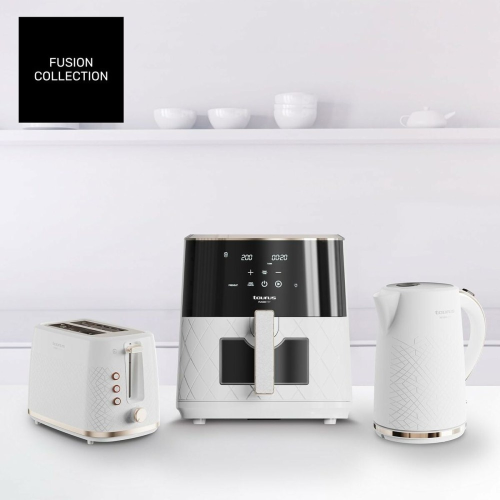 Bouilloire Taurus 958571000 Blanc Acier inoxydable Plastique 2200 W 1,7 L