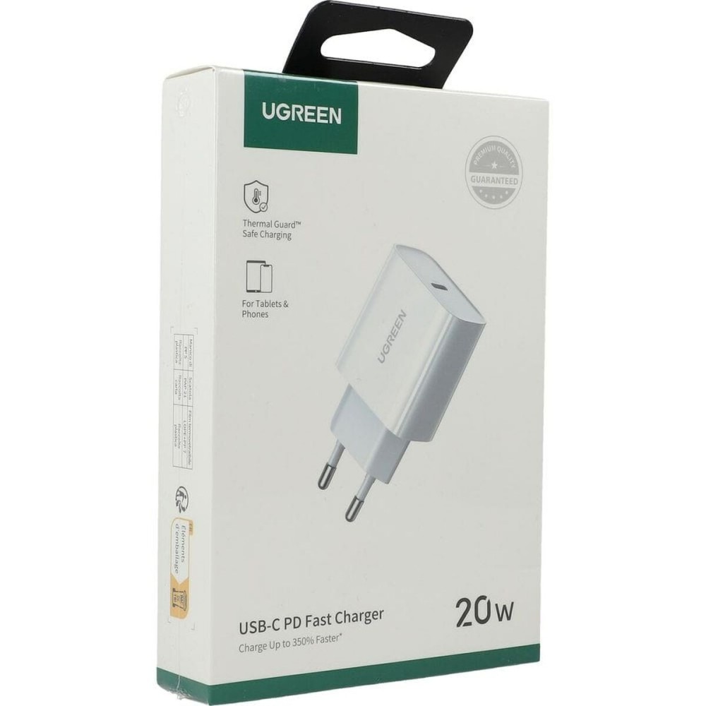 Chargeur mural Ugreen 6957303864508 Blanc 20 W