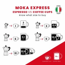 Italienische Kaffeemaschine Bialetti Blau Rosa Aluminium Thermoplastischer Kunststoff 6 Tassen