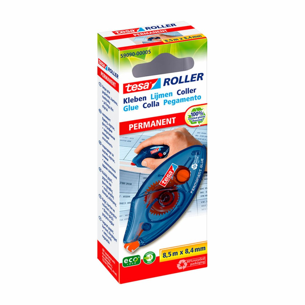 Klebstoff TESA 59090-00005-03 Blau Durchsichtig Farblos Kunststoff Radiergummi
