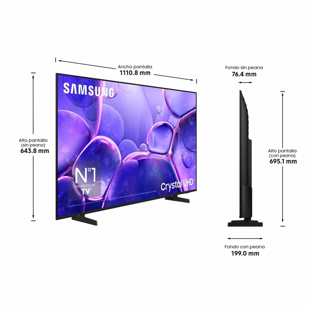 TV intelligente Samsung TU50U8005FUXXC 4K Ultra HD 50" LED HDR QLED