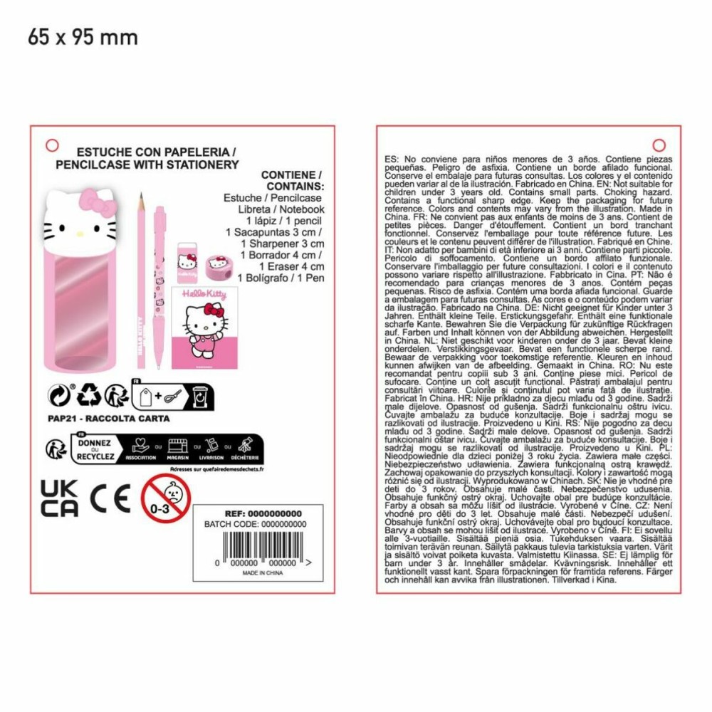Fourre-tout Hello Kitty Lila