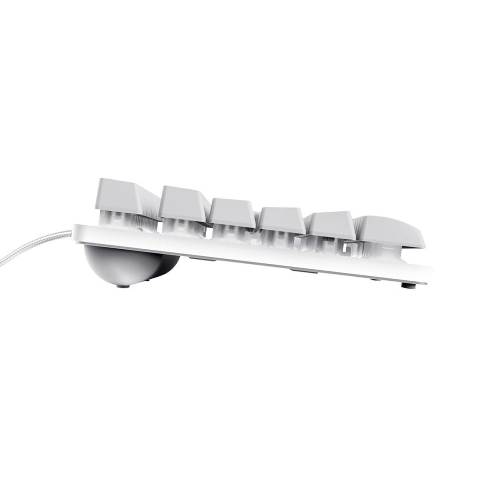 Clavier pour jeu Trust GXT 833W THADO Blanc Multicouleur QWERTY Qwerty US