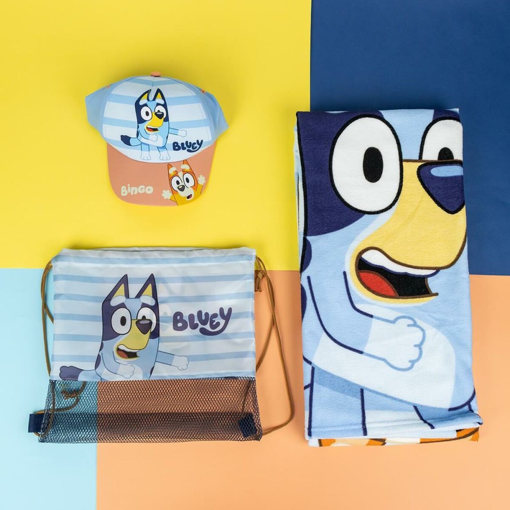 Ensemble d'été pour enfants Bluey Bleu 3 Pièces
