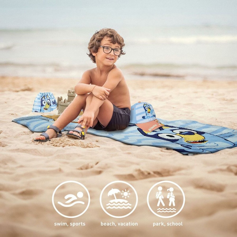 Ensemble d'été pour enfants Bluey Bleu 3 Pièces