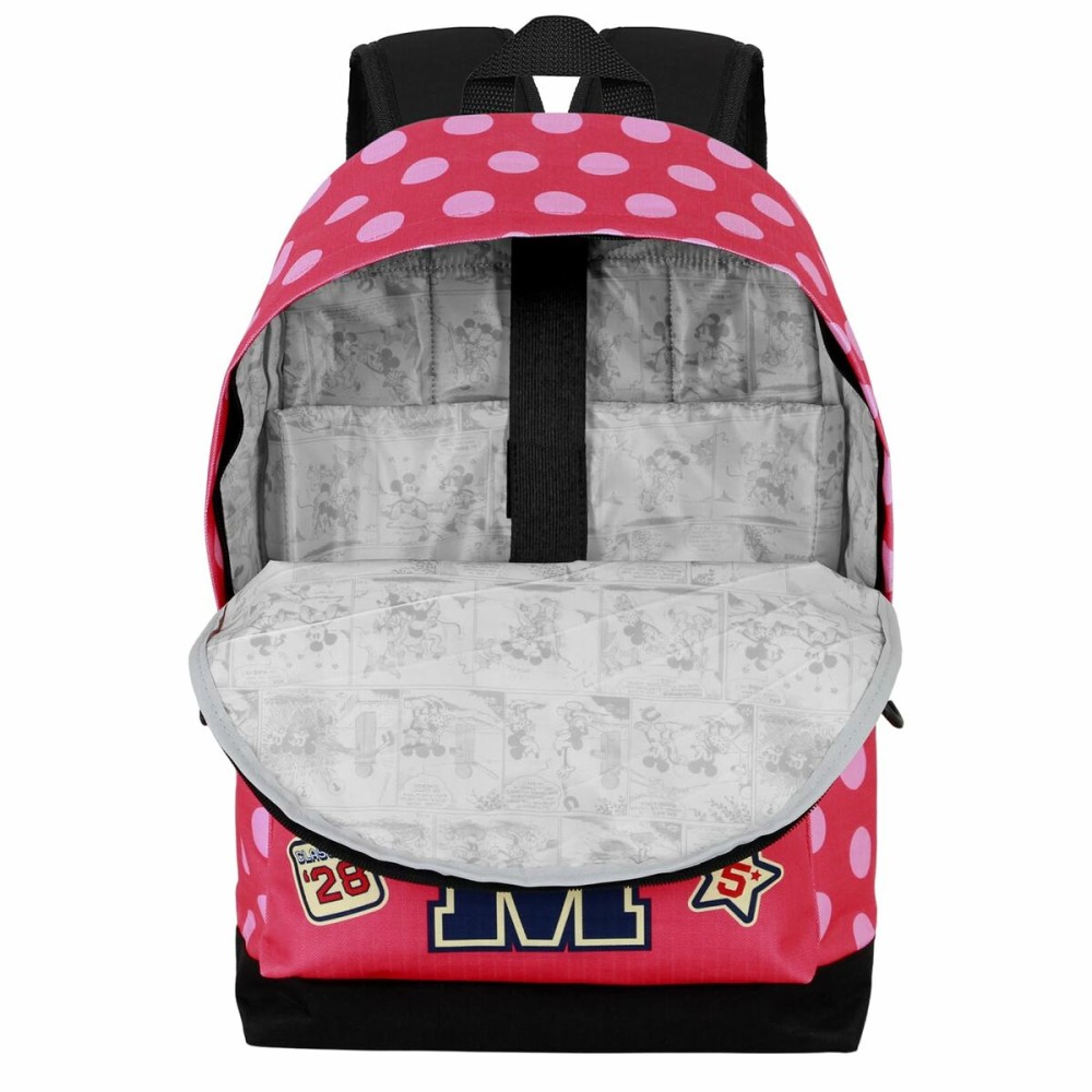 School Bag Minnie Mouse Pink 31 x 18 x 44 cm