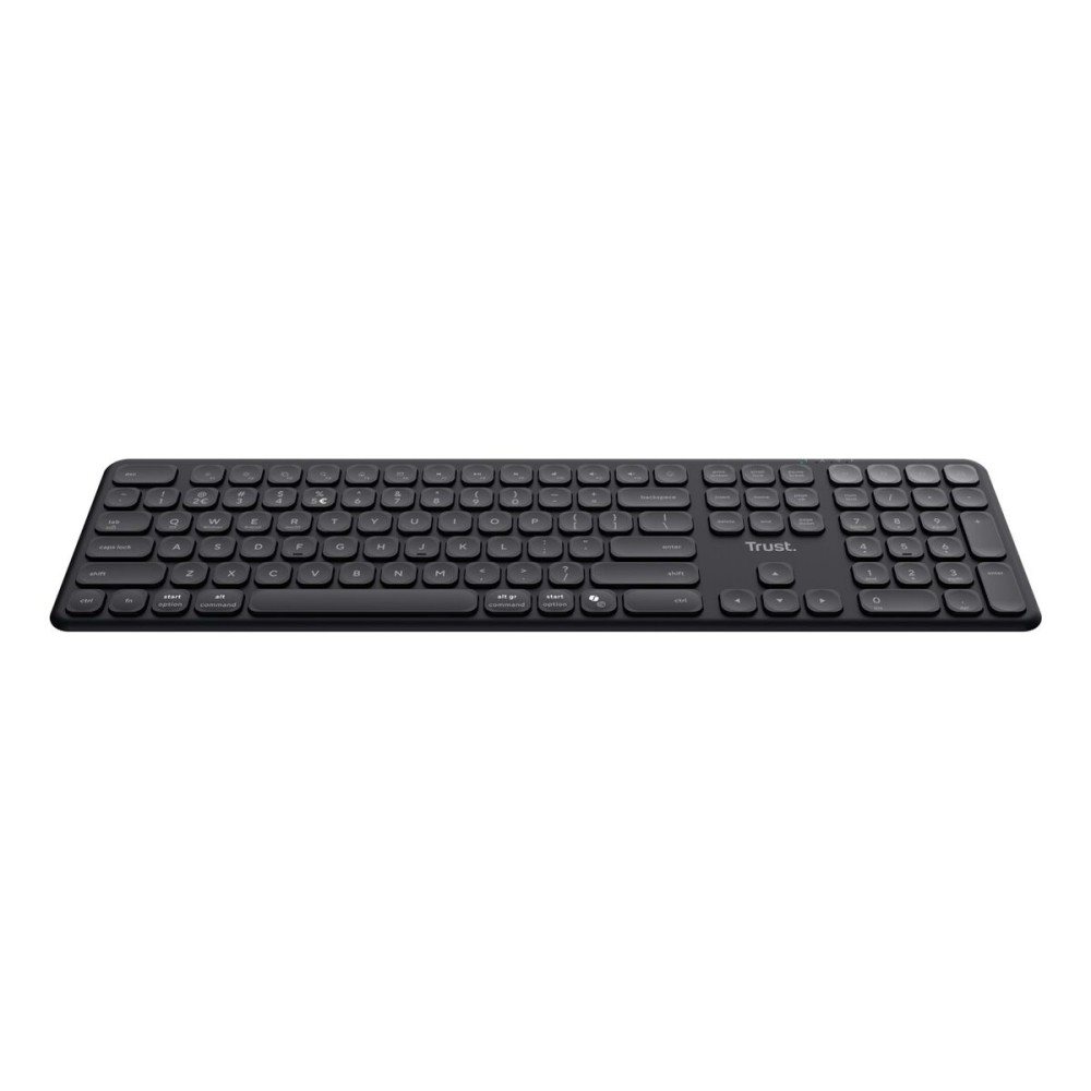 Drahtlose Tastatur Trust Vaiya Schwarz QWERTY Qwerty US