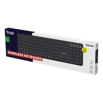 Drahtlose Tastatur Trust Vaiya Schwarz QWERTY Qwerty US
