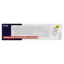 Tastatur mit Maus Trust 25465 Weiß (Weiß)