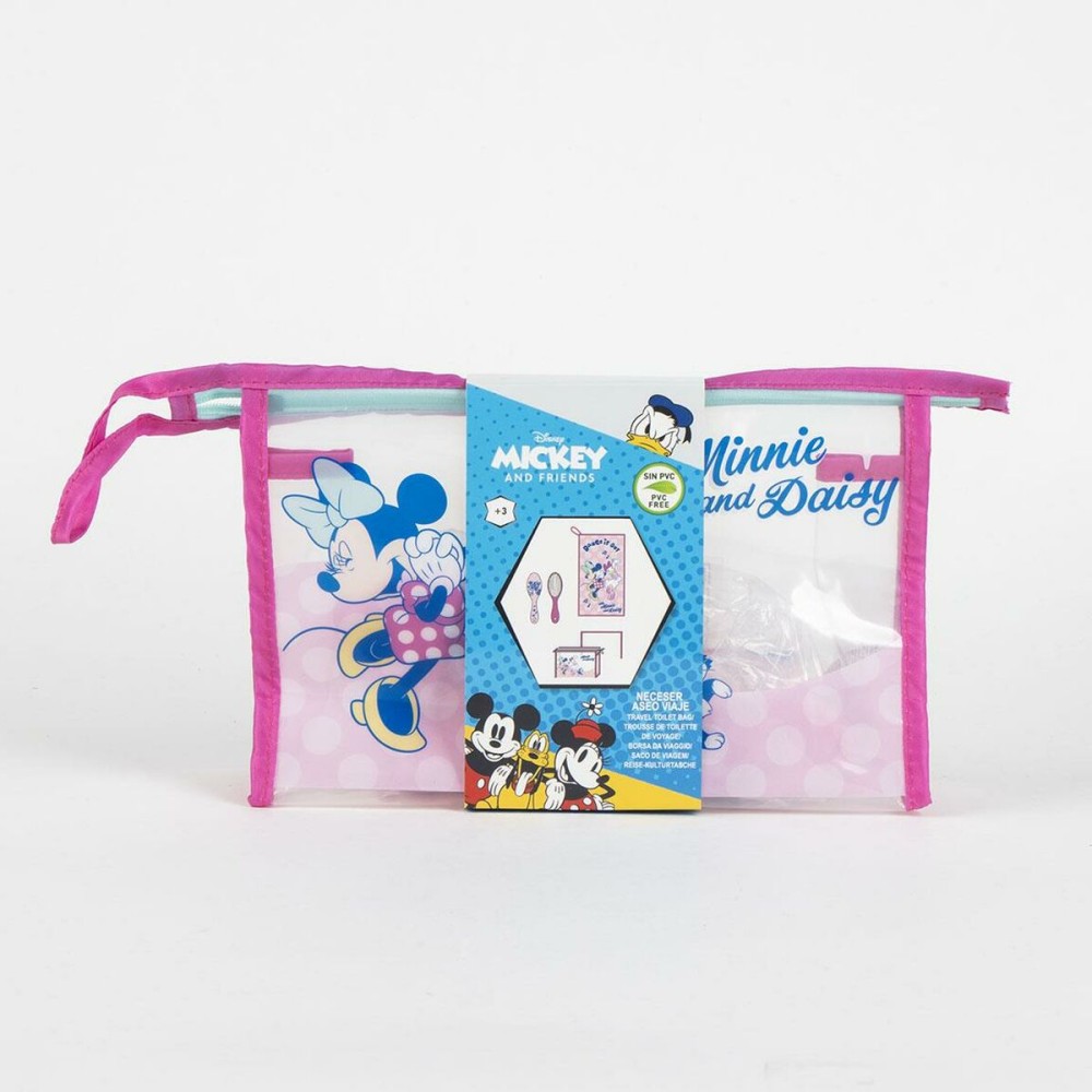 Toilet Bag with Accessories Minnie Mouse Pink 23 x 15 x 8 cm