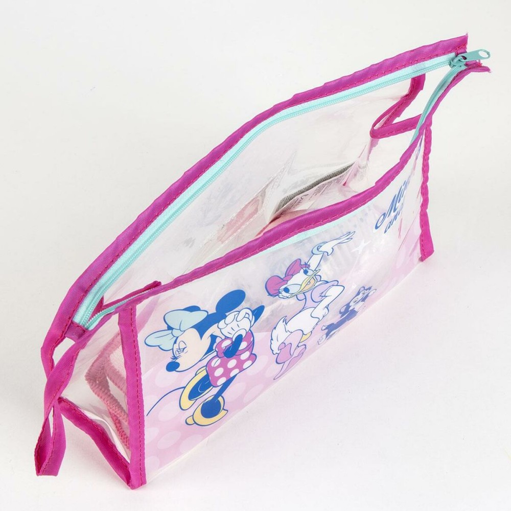 Toilet Bag with Accessories Minnie Mouse Pink 23 x 15 x 8 cm