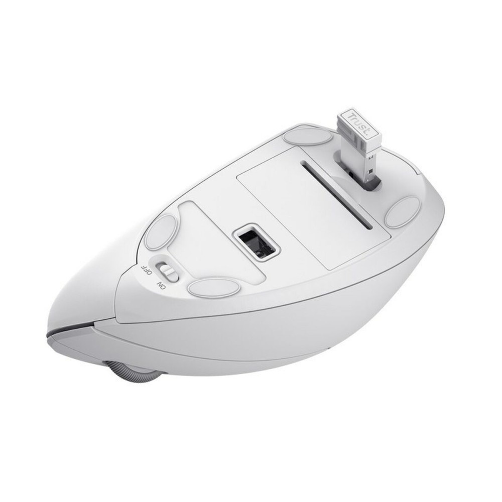 Souris Trust Verto Vertical Blanc Rouge Monochrome