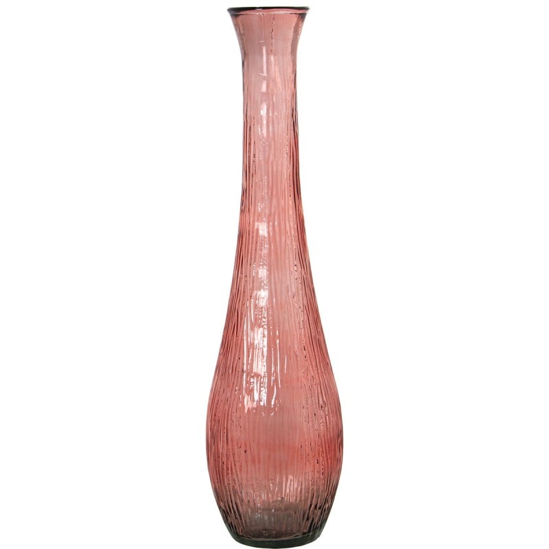 Bodenvase Alexandra House Living Rosa Kristall 24 x 24 x 90 cm