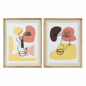 Bild DKD Home Decor Kristall Holz MDF 55 x 2 x 70 cm