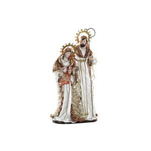 Crèche de Noël DKD Home Decor Blanc Doré 48 x 28 x 90 cm Plastique