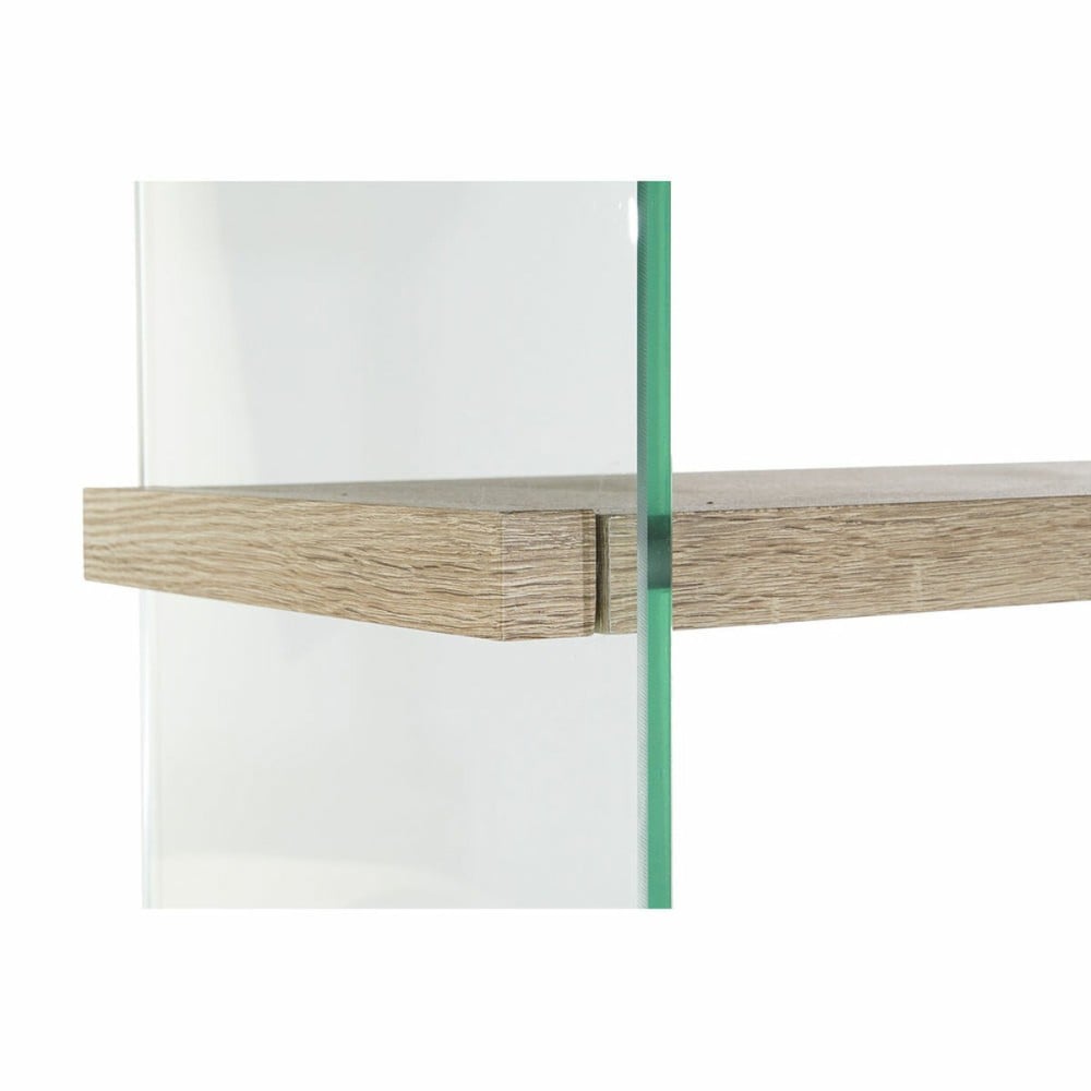 Shelves DKD Home Decor 90 x 35 x 180 cm Crystal Natural Wood Transparent MDF Wood