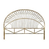 Kopfende des Betts DKD Home Decor natürlich Rattan 177 x 4 x 131 cm